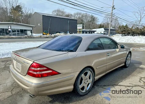 2001 Mercedes-Benz Cl 600 z USA, uszkodzony, nr VIN WDBPJ78J41A016522